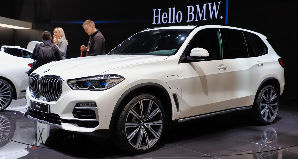 BMW X5 xDrive45e : toutes nos photos de la berline hybride rechargeable au Salon de Genève 2019