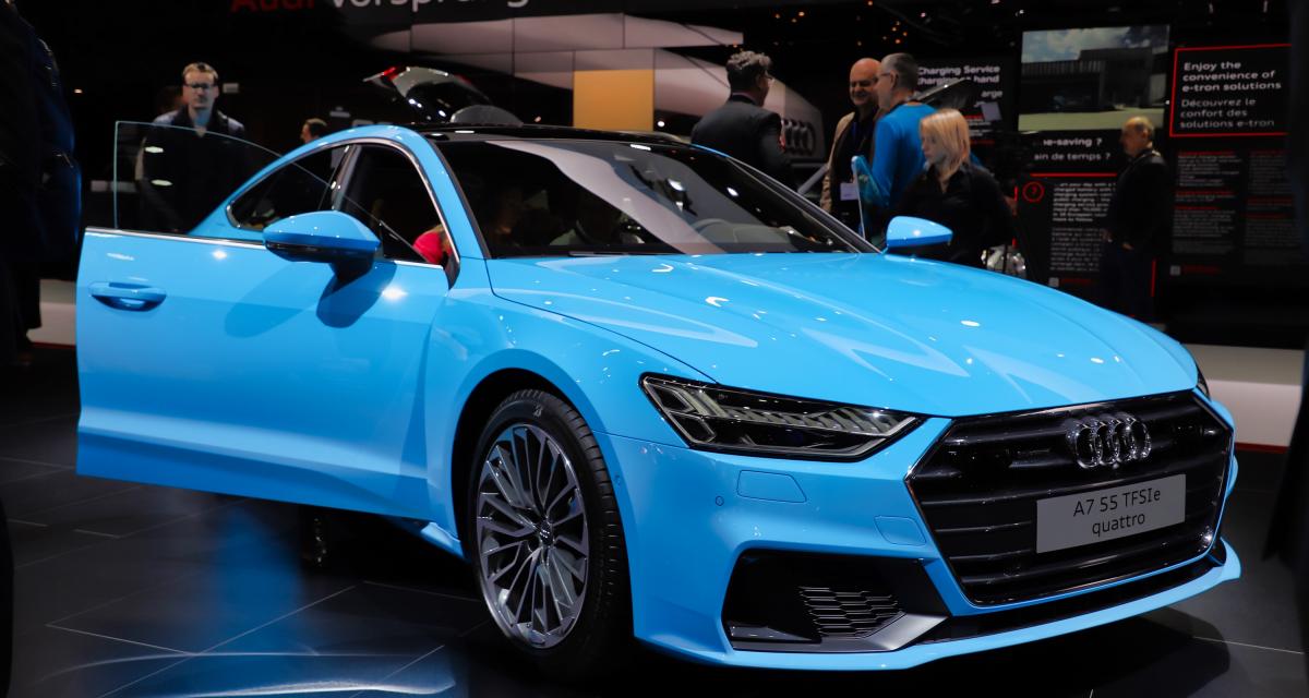 Salon de Genève 2019 - Audi A7 PHEV : nos photos de l'hybride rechargeable