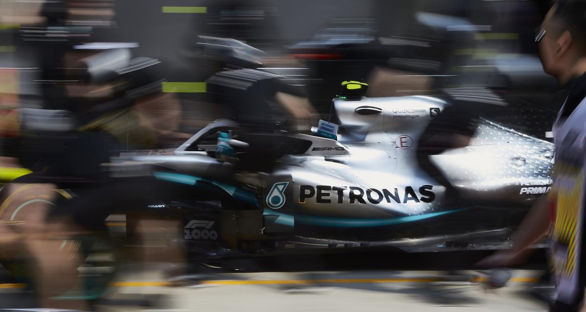 Essais libres du Grand Prix de Chine : les photos des Mercedes d'Hamilton et Bottas