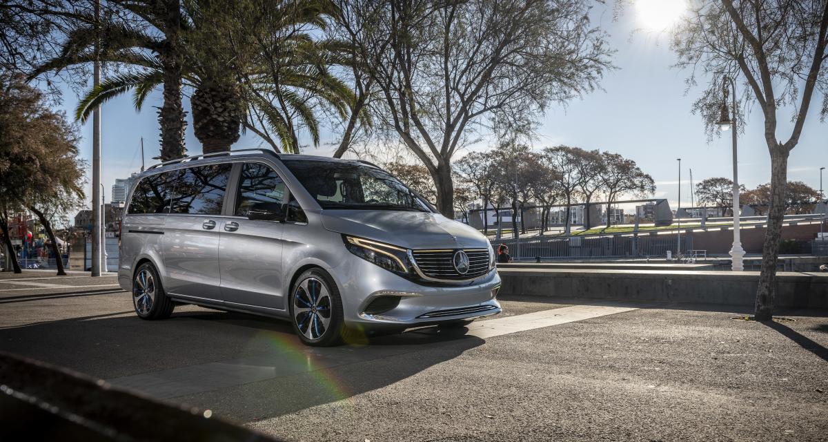 EQV Concept : le futur van électrique de Mercedes se montre à Barcelone
