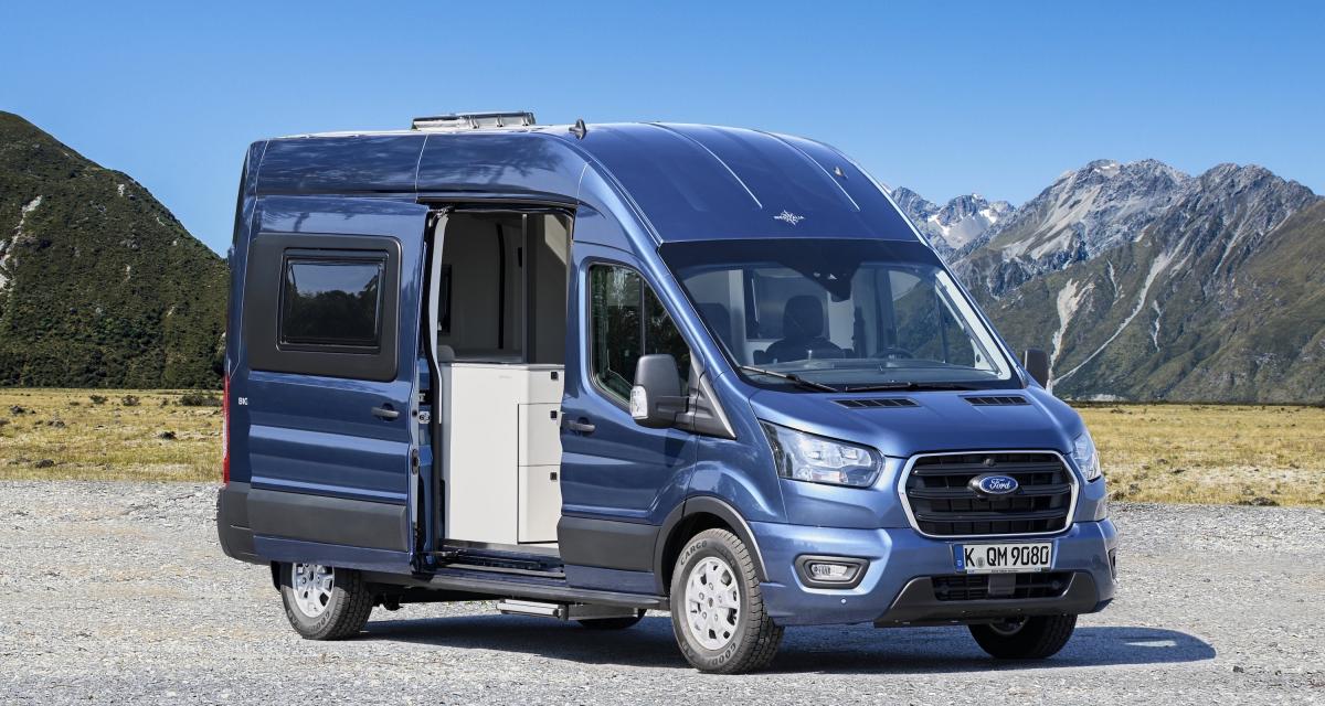 Camping-car Ford Big Nugget : le concept de la pépite à l'ovale bleu(