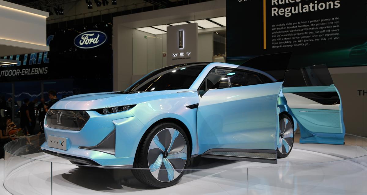 Wey-X : le concept-car qui copie Peugeot s'expose à Francfort