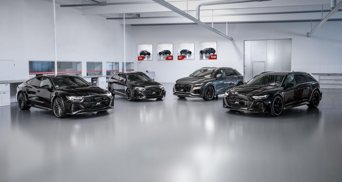 La famille Audi RS revue par ABT Sportsline : de 510 ch à 700 ch au choix