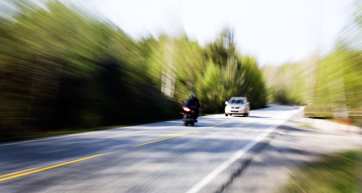 À 230 km/h sur une route ardéchoise : le motard bat le record d'excès de vitesse