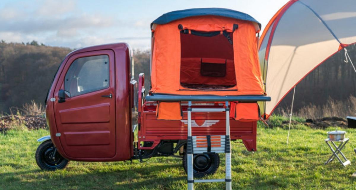 Elektro Frosch Pro Camping : le tricycle électrique qui se transforme en camping-car
