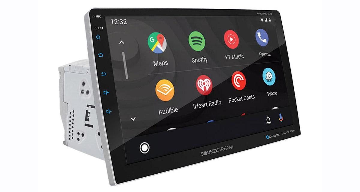 Soundstream dévoile un autoradio CarPlay et Android avec grand écran de 10 pouces