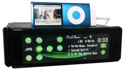 JVC KD-AVX 77 für 259€ - 1-Din-Autoradio mit Touchscreen, DVD und Bluetooth