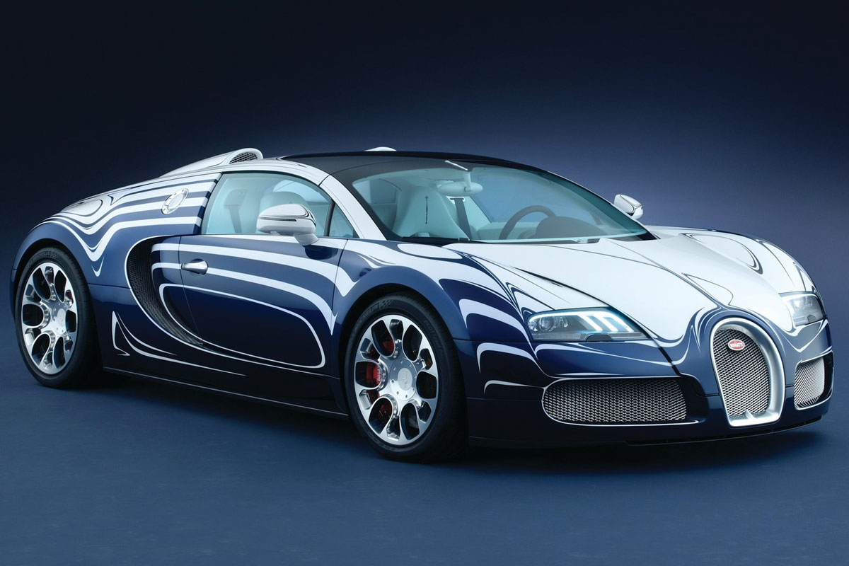 Photos Bugatti Veyron Grand Sport l'Or Blanc