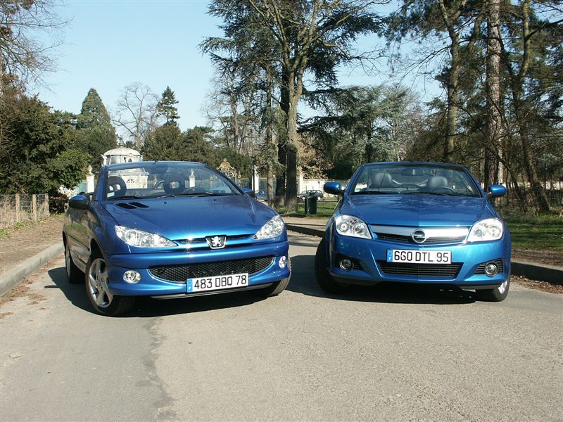  - Comparo Opel Tigra vs Peugeot 206 CC
