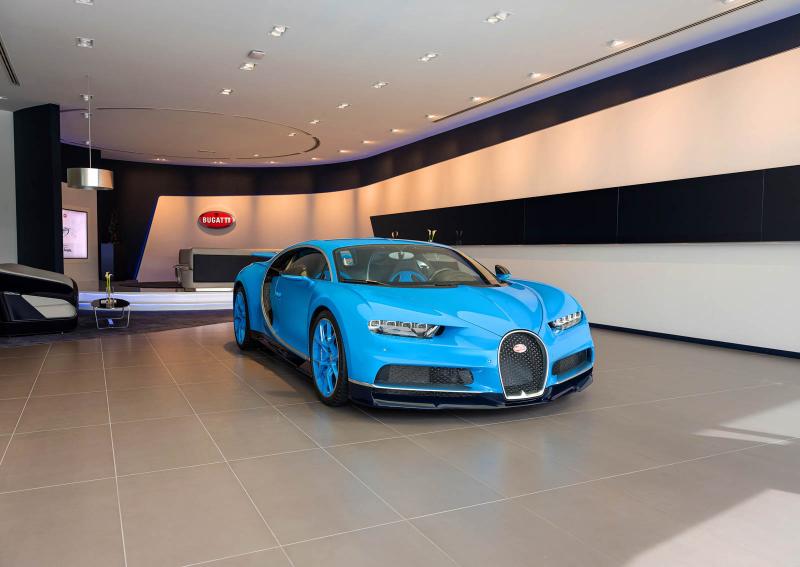 Bugatti - showroom de Dubaï