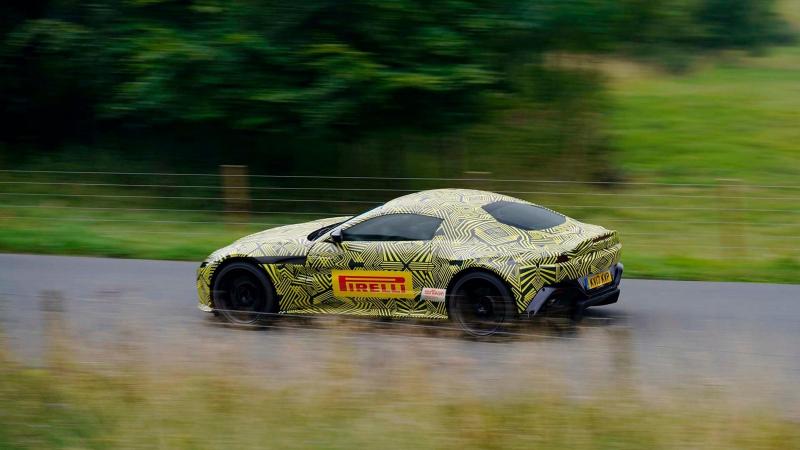 Nouvelle Aston Martin Vantage (2018) Spyshots officiels