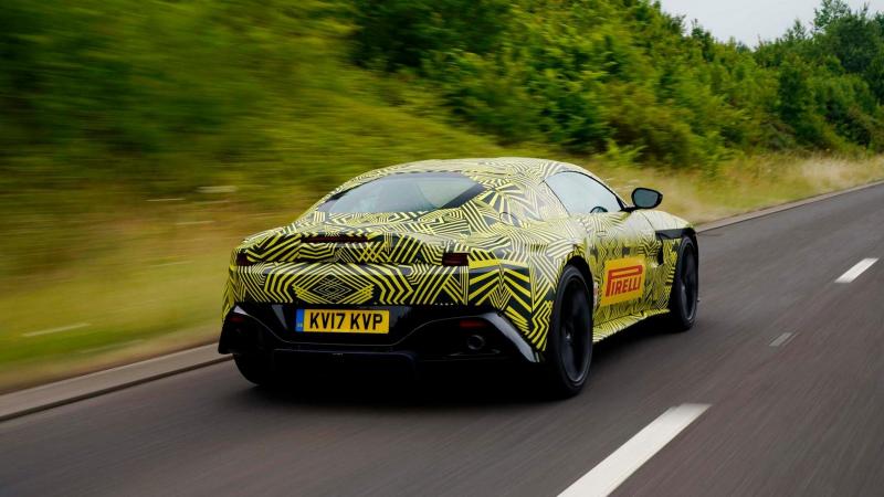 Nouvelle Aston Martin Vantage (2018) Spyshots officiels
