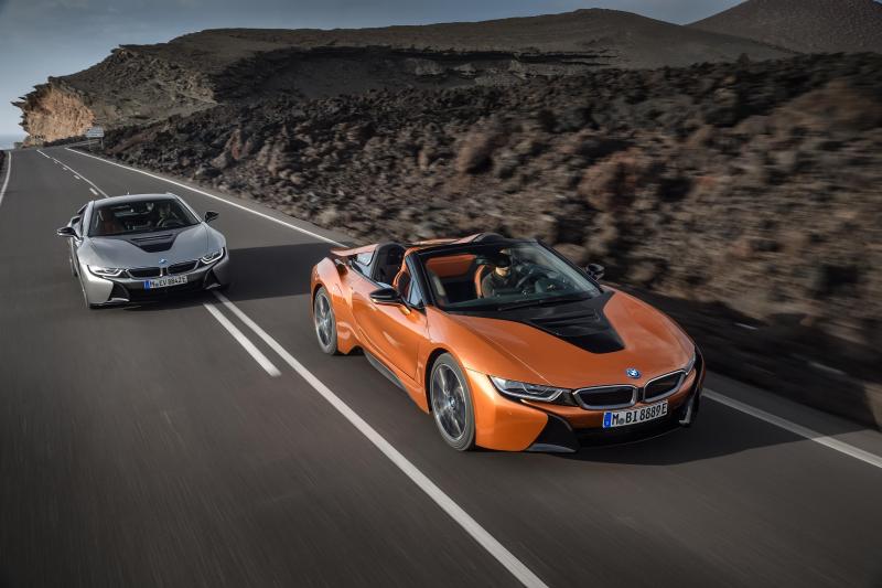 BMW i8 Coupé et Roadster 2018