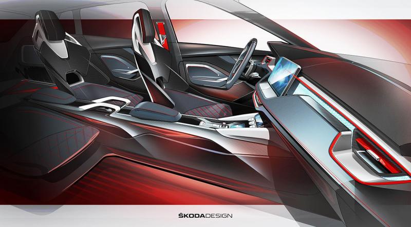 Skoda Vision RS | les storyboards de la compacte