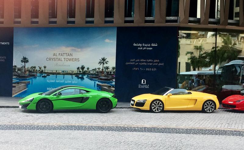  - 8 sportives et supercars rencontrées à Dubaï