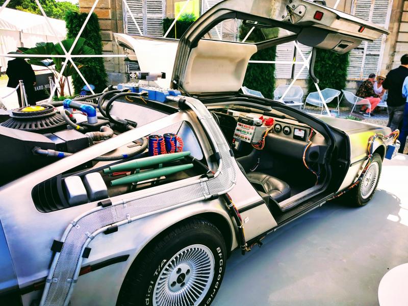  - Concours d'élégance de Chantilly | nos photos de la DeLorean de Retour Vers le Futur III