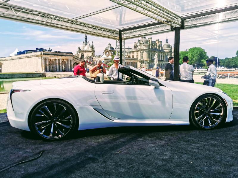  - Concours d'élégance de Chantilly | nos photos de la Lexus LC Cabriolet Concept 