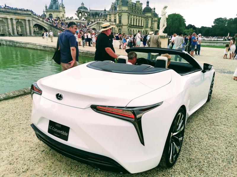  - Concours d'élégance de Chantilly | nos photos de la Lexus LC Cabriolet Concept 