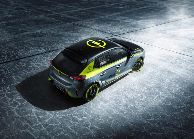 Opel Corsa-e Rally | les photos officielles de la voiture de rallye électrique