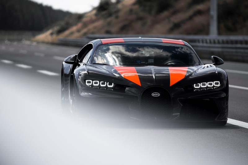  - Bugatti Chiron | Les photos du modèle allongé pour le record de vitesse