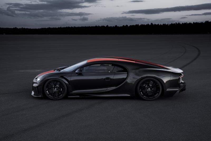  - Bugatti Chiron | Les photos du modèle allongé pour le record de vitesse