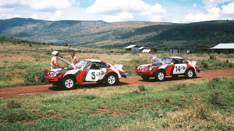 Porsche 911 SC Safari | Les photos officielles Porsche du Safari Rally 1978