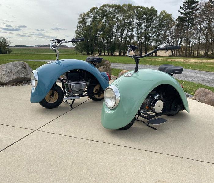  - Volkspod | Les photos du petit scooter de Brent Walter inspiré par la Volkswagen Coccinelle