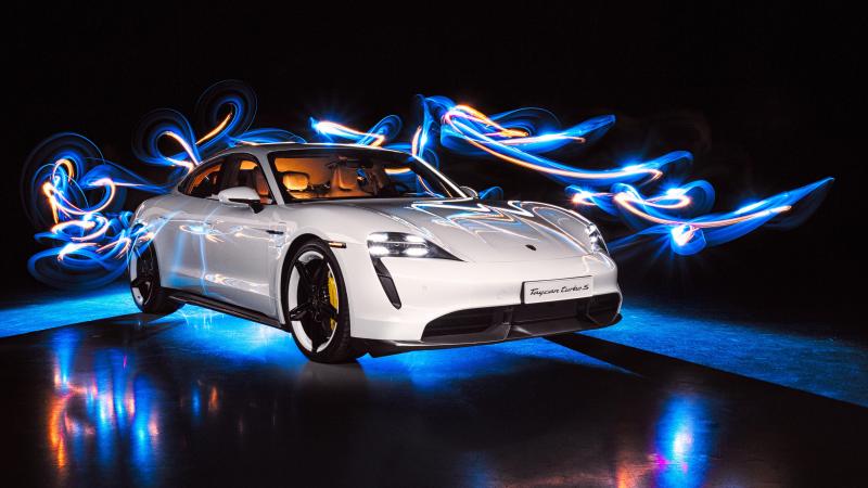 Porsche Taycan Turbo S | Les photos et le making-of du shooting par Bernhard Rauscher