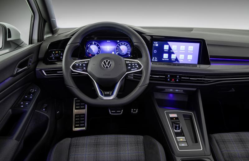 Volkswagen Golf GTE (2020) | Les photos de la sportive hybride rechargeable