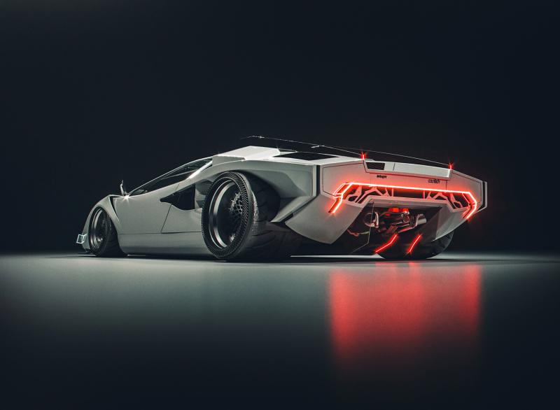 - E.V.E. XENOX Countach Drone | Les photos de la Lamborghini du futur