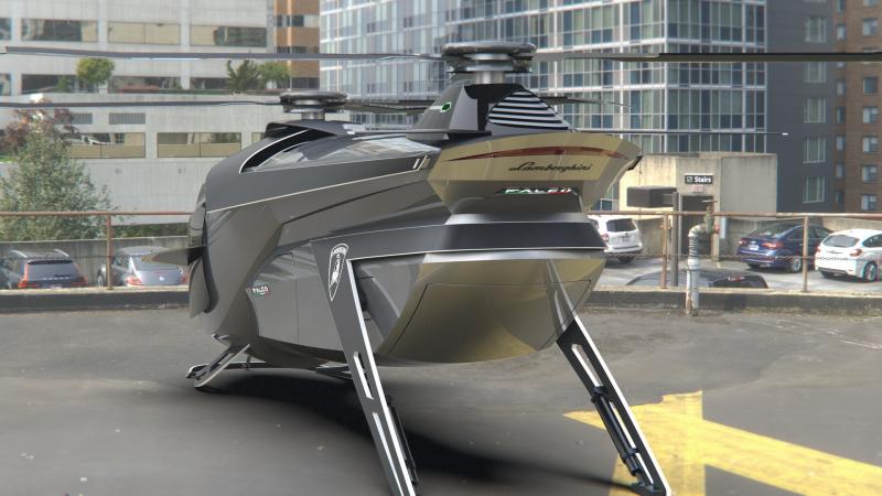 - Lamborghini Falco | Les photos du projet étudiant de drone taxi 