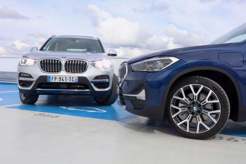  - BMW X1 et X3 hybrides rechargeables | Toutes les photos de l’essai des deux SUV semi-électriques