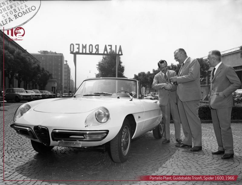  - Alfa Romeo Spider 1600 | Les photos historiques du Spider “Duetto”