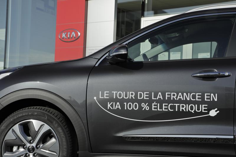  - Tour de France Kia 100% électrique : les photos du road-trip