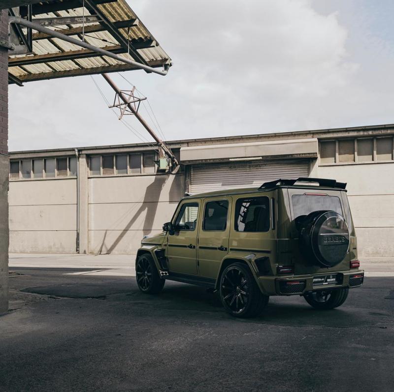 Brabus 700 Widestar by Fostla | Les photos du SUV en covering “Tactical Green”
