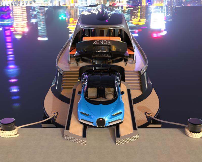  - Hyperyacht Xenos x Bugatti Chiron | les photos officielles du yacht de luxe 