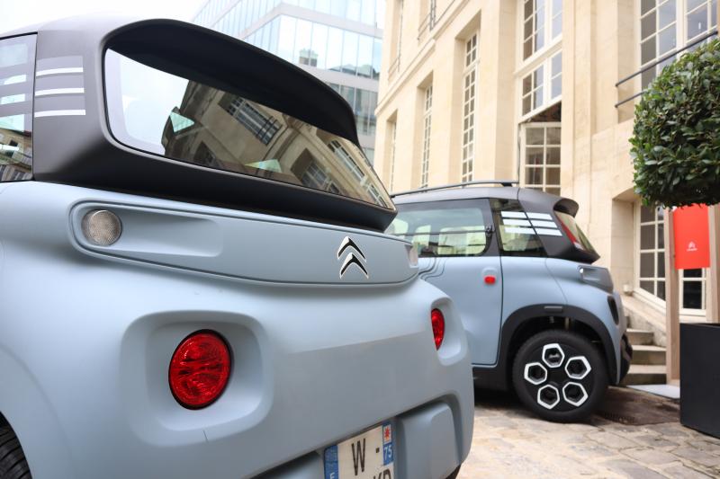 Citroën Ami 100 % ëlectric | Toutes les photos de notre essai de la voiture sans permis aux chevrons