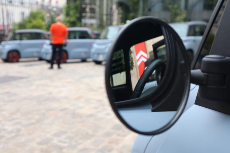 Citroën Ami 100 % ëlectric | Toutes les photos de notre essai de la voiture sans permis aux chevrons