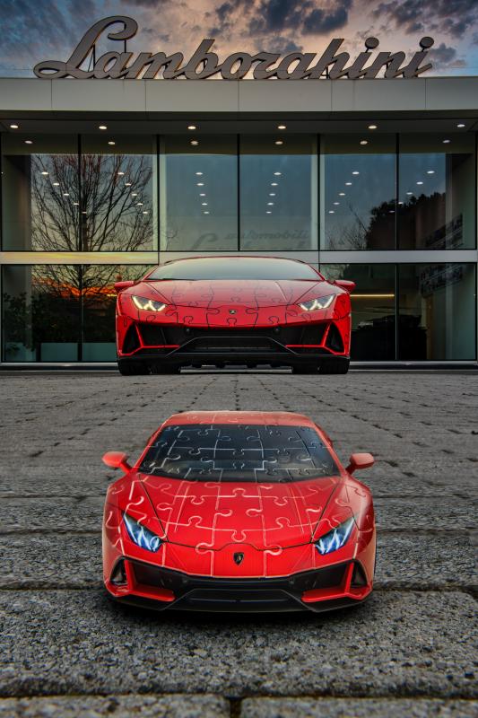 Lamborghini Huracan Evo | Les photos du puzzle 3D par Ravensburger