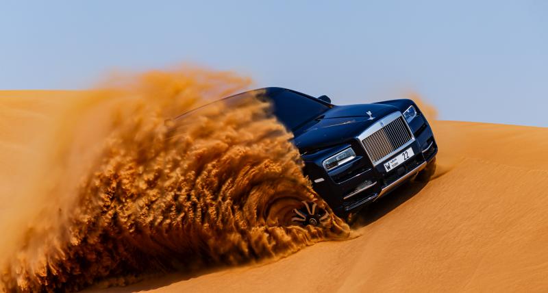  - Rolls-Royce Cullinan | Les photos du SUV dans le désert d’Arabie