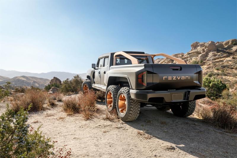 Rezvani Hercules 6x6 | Les photos du monstrueux pick-up californien