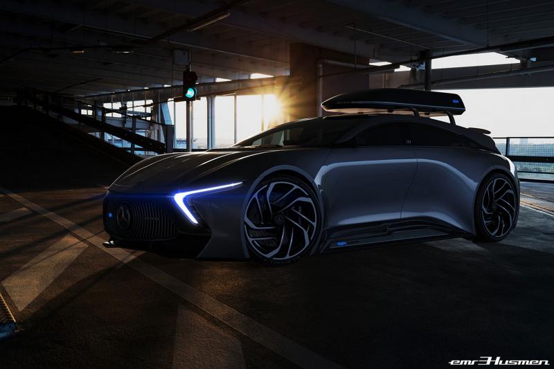  - Mercedes EQR | un concept de break électrique par un designer indépendant