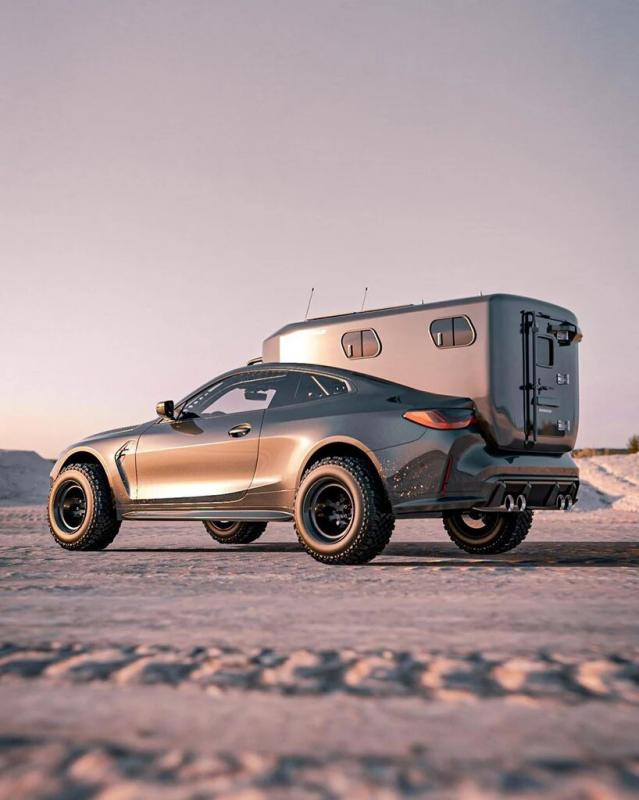  - Camping-car BMW M4 | les photos du camping-car hyper sportif par Bradbuilds