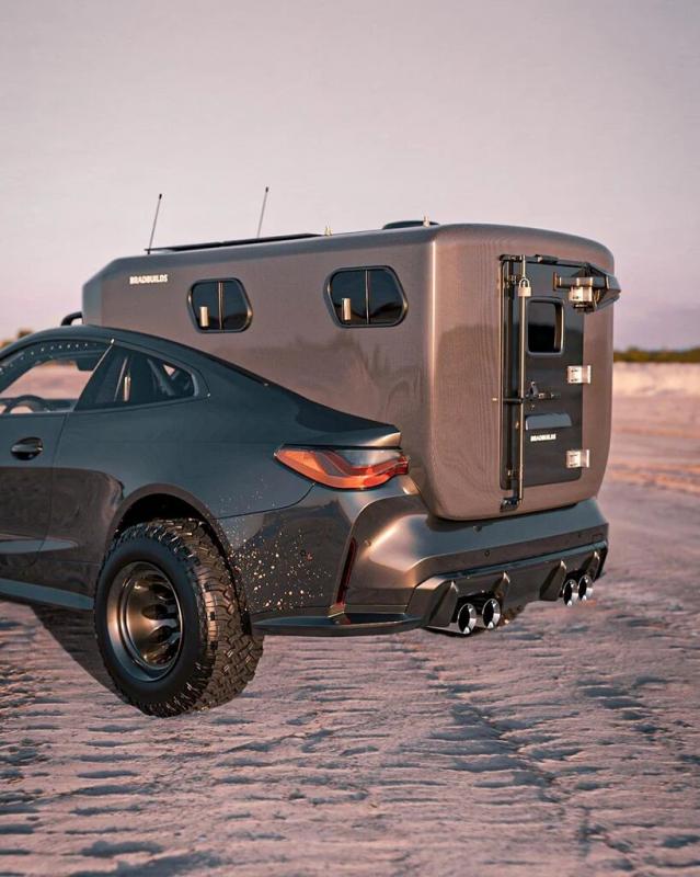  - Camping-car BMW M4 | les photos du camping-car hyper sportif par Bradbuilds