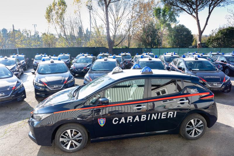  - Nissan Leaf des carabiniers italiens | les photos