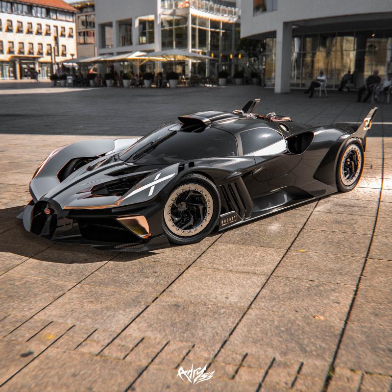 Une Bugatti inspiré du X-Wing de Star Wars | les photos du concept de Timothy Adry