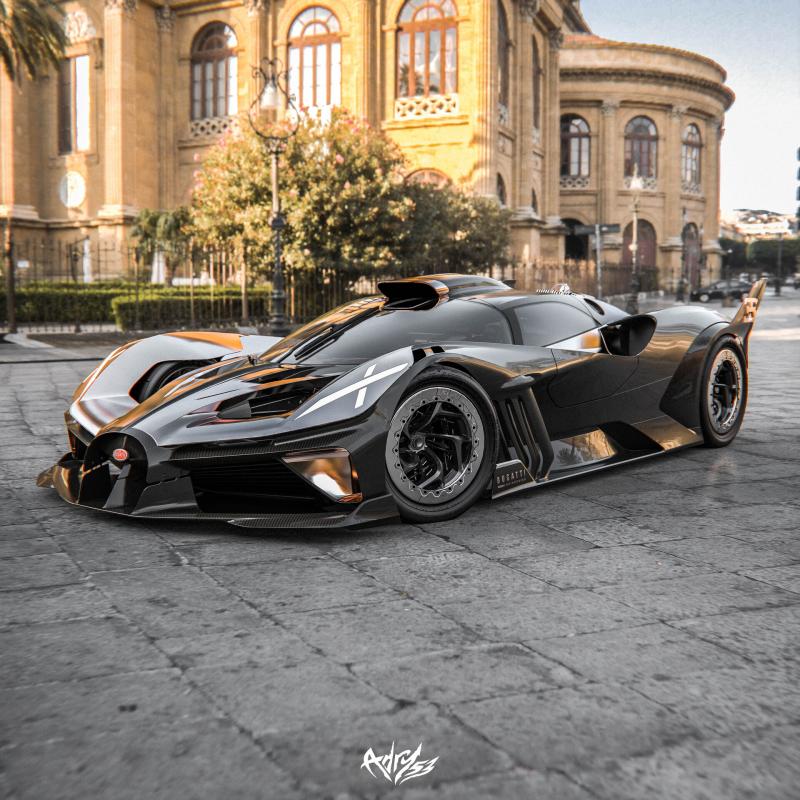 Une Bugatti inspiré du X-Wing de Star Wars | les photos du concept de Timothy Adry