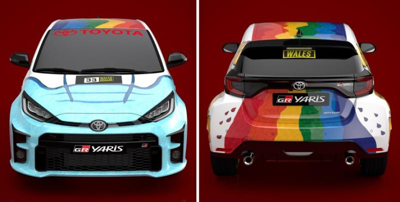 Toyota GR Yaris Design a Rally Car Livery | Les photos de la version hommage