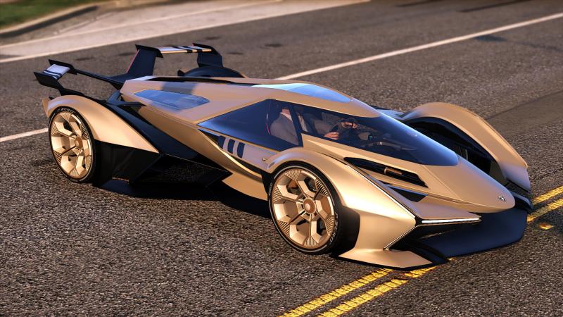  - Lamborghini V12 Vision GT 2020 | Les photos du prototype moddé dans GTA V