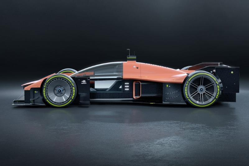 La F1 du futur | les photos du concept électrique avec cockpit fermé